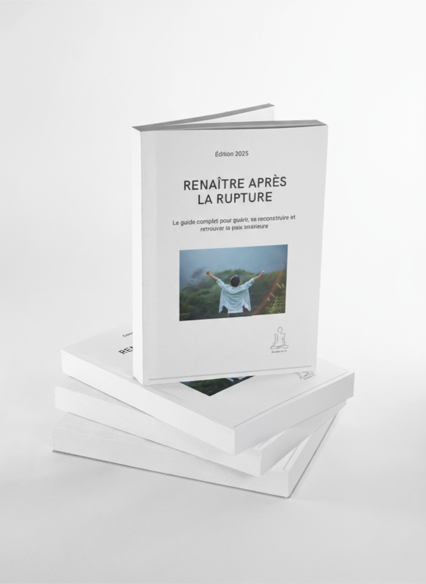 Couverture ebook Renaître après la rupture - Guide complet de guérison émotionnelle après séparation